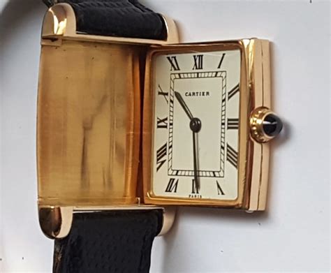 cartier tank reverso solid 18k unisex 1970|1970s cartier signatures.